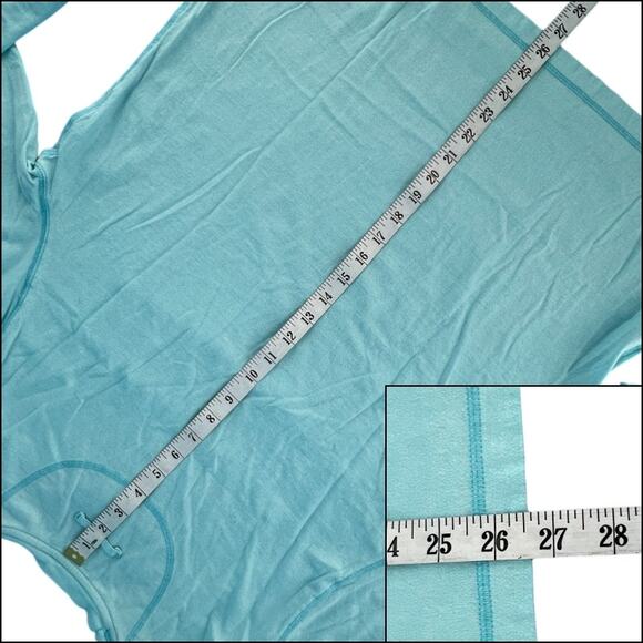 Ocean & Coast Long Sleeve Lightweight Blue Sweatshirt Size Large 100% Cotton - Picture 14 of 15
